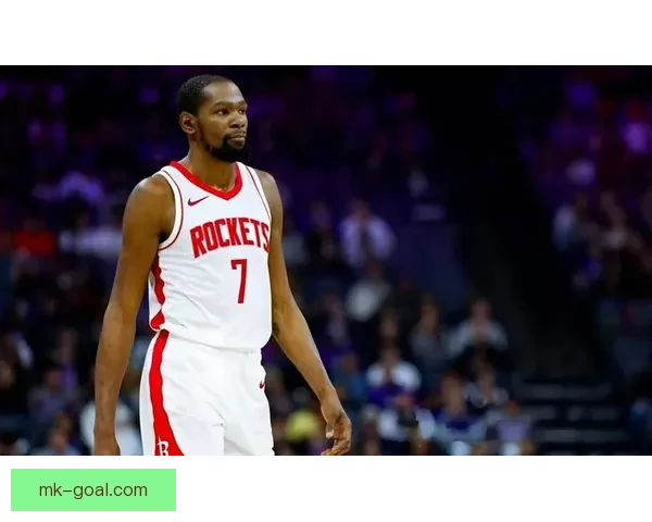 杜兰特豪取27分领火箭大胜尼克斯队友狂喜庆祝气氛沸腾